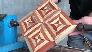 Woodturning Ideas - A Piece of Wood with the Hands of A Talented Carpenter Creates A Masterpiece