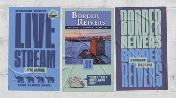 Border Reivers - 4p Teaching, Play-through, & Roundtable Discussion by Heavy Cardboard