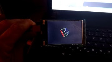 Arduino TFT Cube Demo on Hx8357