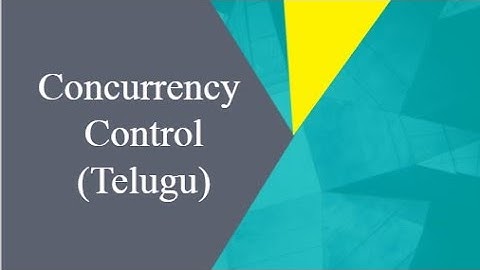 Concurrency Control