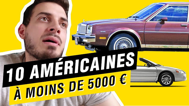 GUIDE ACHAT : voitures américaines à moins de 5000 € !