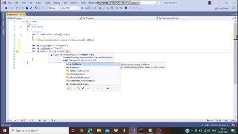 C#.net in Tamil String Concatenation using string.concate method-Part 6