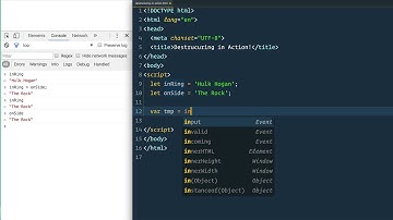 20   Swapping Variables with Destructuring