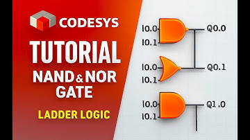 CODESYS Tutorial voor beginners – NAND- en NOR-poorten in ladderlogica