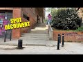 On a enfin trouv ce long ledge skate spot incroyable de barcelone