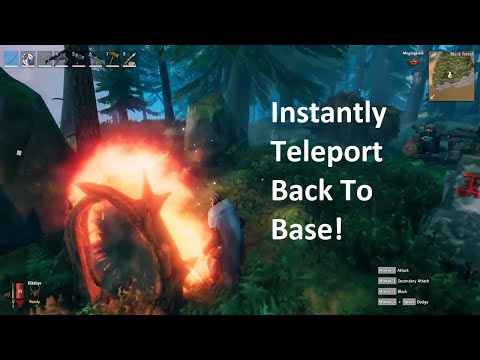 How to INSTANTLY Teleport Back to Your Base From ANYWHERE In Valheim