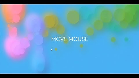 Create Neumorphic Bubble Effects with HTML, CSS & JavaScript | Mouse Move Animation