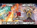 Tenpai vs melodious  yugioh locals feature match  live duel