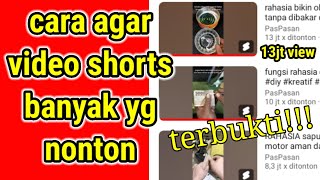 cara agar video shorts banyak yang nonton
