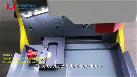 2019 Android SEC E9 key machine side key clamp calibration