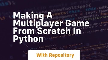 Making a multiplayer game from scratch in python
