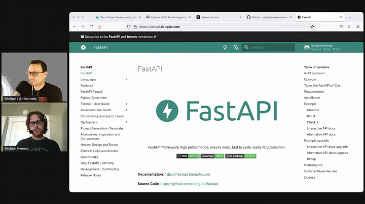 Awesome FastAPI Awesome List with Michael Herman