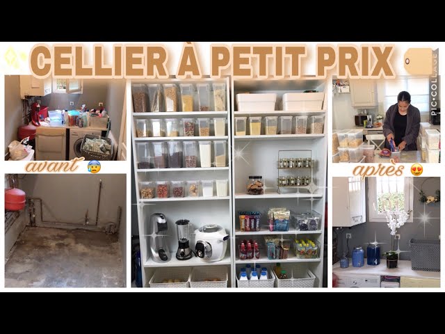 🛠JE REFAIS MON CELLIER / BUANDERIE À PETIT PRIX AVEC DES ENSEIGNES PEU  CHÈRES 😍 