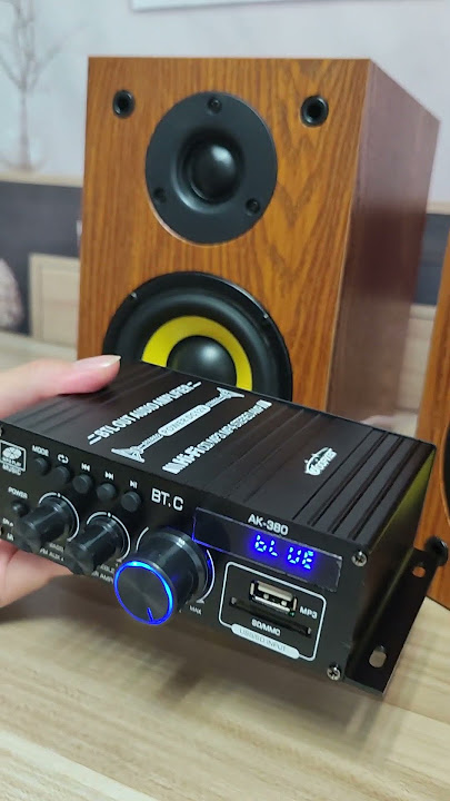 🔥Ultra Bass Test Subwoofer with BT Amplifier🔊#woopker #ak380 #shorts #audio #bassboosted #hifi #bass