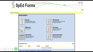 SpEd Forms   My Evaluations