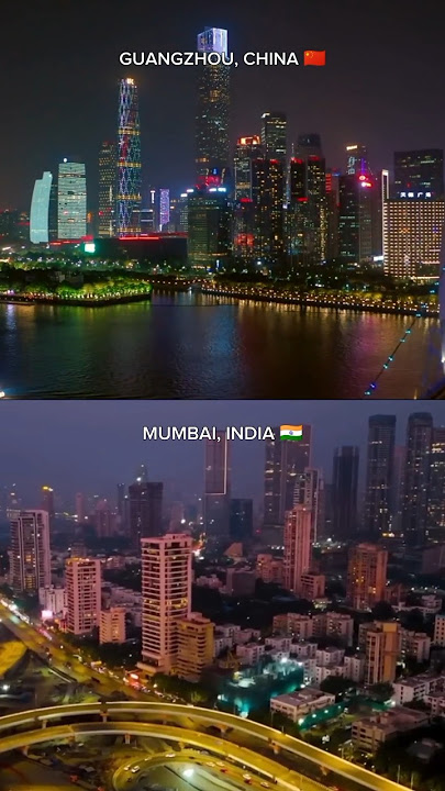GUANGZHOU, CHINA 🇨🇳 VS MUMBAI, INDIA 🇮🇳 | CITY EXPLORING | SKYVIEW SHUBHO