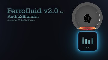 Au2Bl Ferrofluid 2.0 - RT audio reactive in Blender