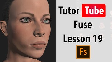 Adobe Fuse Tutorial - Lesson 19 - Working with Mustaches and Adjusting them