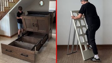 Brilliant Space-Saving & Secret Storage Ideas | Smart Furniture Solutions