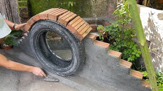 Awesome Garden Decoration from Cement and Recycled - Lovely and Easy