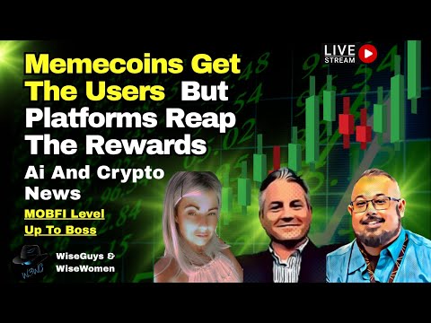 Memecoins Get The Users But Platforms Reap The Rewards - Crypto & Ai News - MOBFI Season 0 Level Up