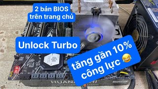 Test thử 2 bản BIOS Update trên Huananzhi X99-TF Gaming | unlock turbo