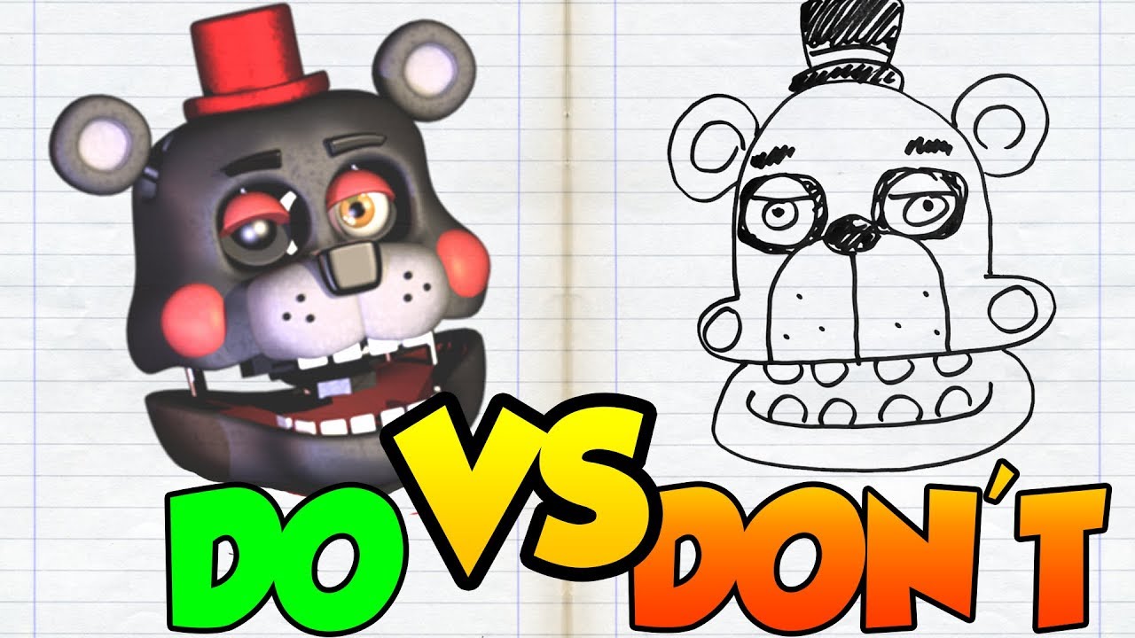 FNAF 6 lefty animatronic (skip if u dont know) - Drawception