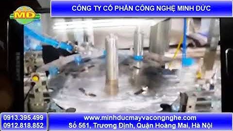 Minh Đức chuyên chế tạo máy chiết rót đóng nắp chai các loại chính xác