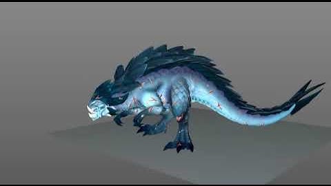 Dauntless, 3D monsters+animations 2 (.c4d)