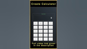 How to Create Calculator Using html, css & javascript | Shorts