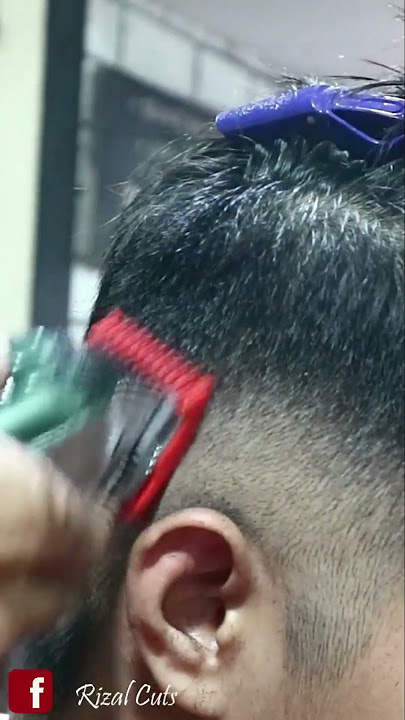 CARA CUKUR RAMBUT TIPIS SAMPING GRADASI PALING MUDAH #cukurcepat #barber #mesincukur