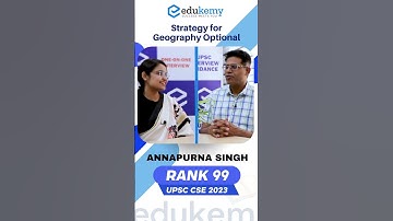 Strategy for Geography Optional | Toppers