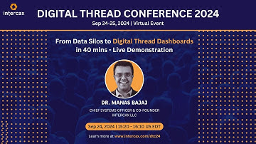 Data Silos to Digital Threads in 40 mins | Syndeia | Intercax