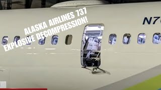 Alaska Airlines 737 suffers explosive decompression! by Kerry McCauley 728 views 4 months ago 6 minutes, 28 seconds