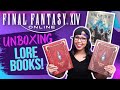 UNBOXING the Final Fantasy XIV Encyclopedia Eorzea Lore Books and Poster Collection 