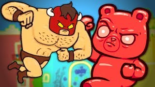 A GUMMY BEAR INVASION - Burrito Bison: Launcha Libre screenshot 5