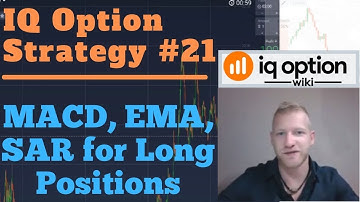 IQ Option Strategy #21 | MACD, EMA, SAR for Long Positions
