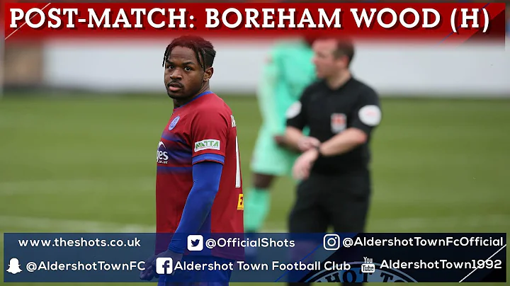 Jermaine Anderson Post-Match: Boreham Wood (H)