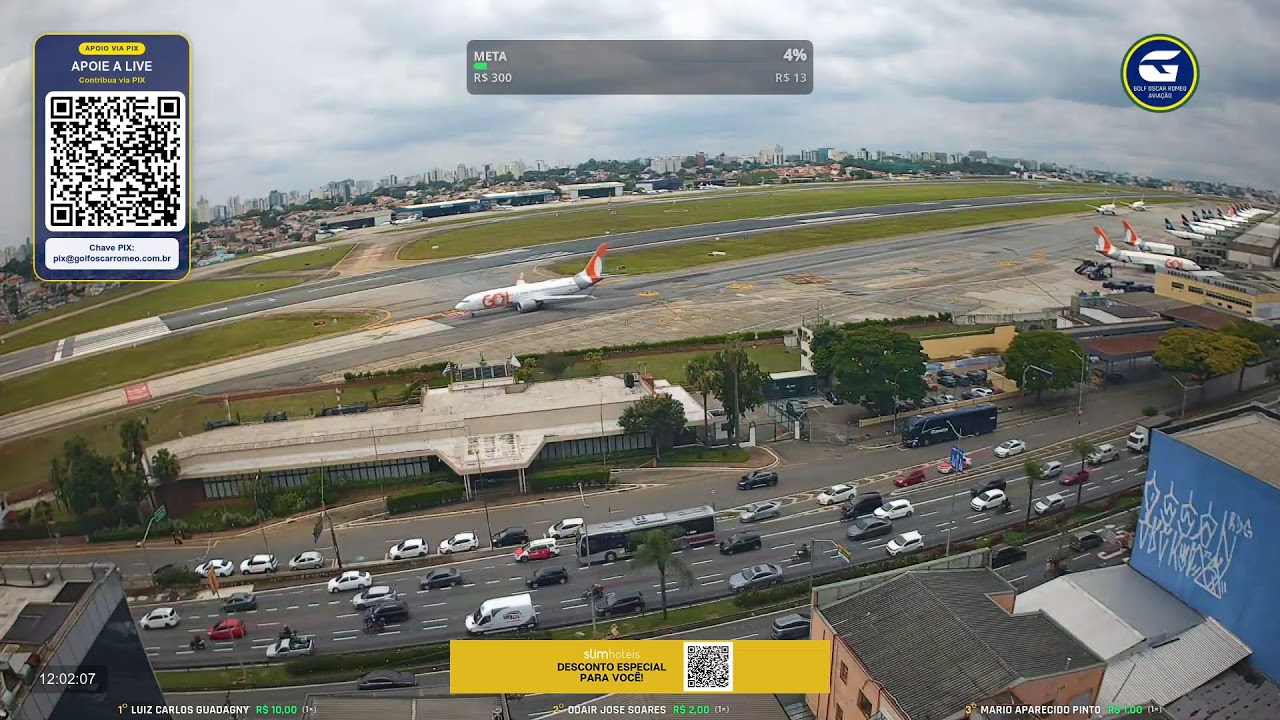 Congonhas Airport Live – Camera 3 — São Paulo, São Paulo live camera thumbnail