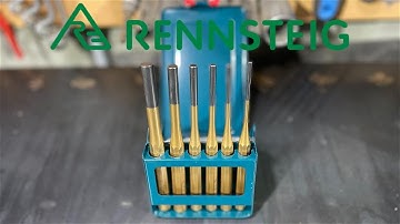 RENNSTEIG Parallel Pin Punch Set