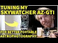 Tuning the Skywatcher AZ-GTI! The road to an ultralight, fully automated astrophoto rig!