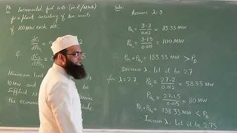 Economic Operation of Power System   Part 2 of 3  360 X 640