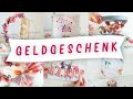 Kreative DIY Geldgeschenke basteln für Hochzeiten, Geburtstage oder ein Jubiläum | TRYTRYTRY