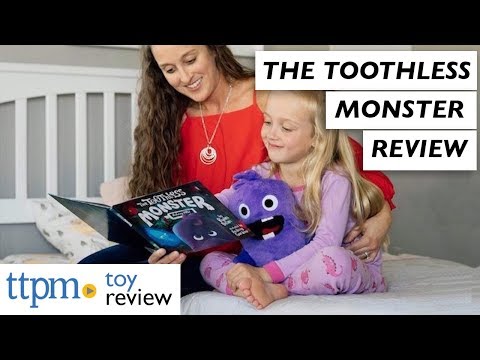 The Toothless Monster Book and Plush Set from Three Little Hens