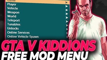 GTA 5 MOD MENU PC | Money Hack & Online Mods, Free Kiddions Cheat | Free Download