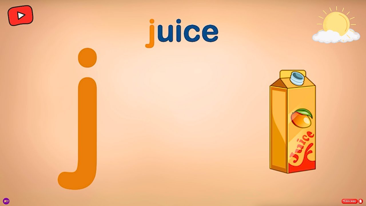 Tracing & Phonics Letter j 🧃 | Lowercase Alphabet | Explore the World ...
