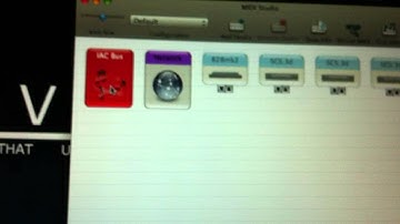 Setting up IAC MIDI driver in OSX.