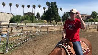The importance of looking where you want the horse to go. Dennis &amp; Jess: The Ride - Day 16