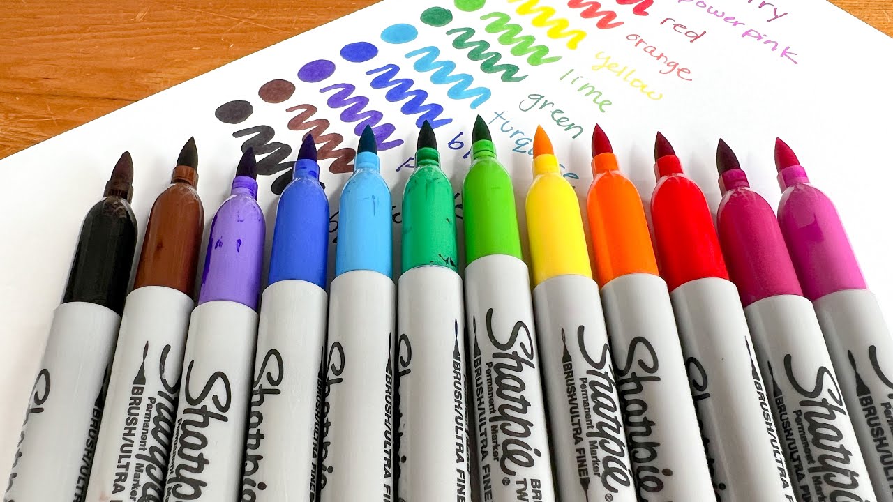 Review: Sharpie Brush Markers