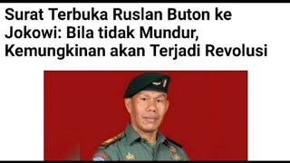 Surat Terbuka Ruslan Buton Ke Jokowi!